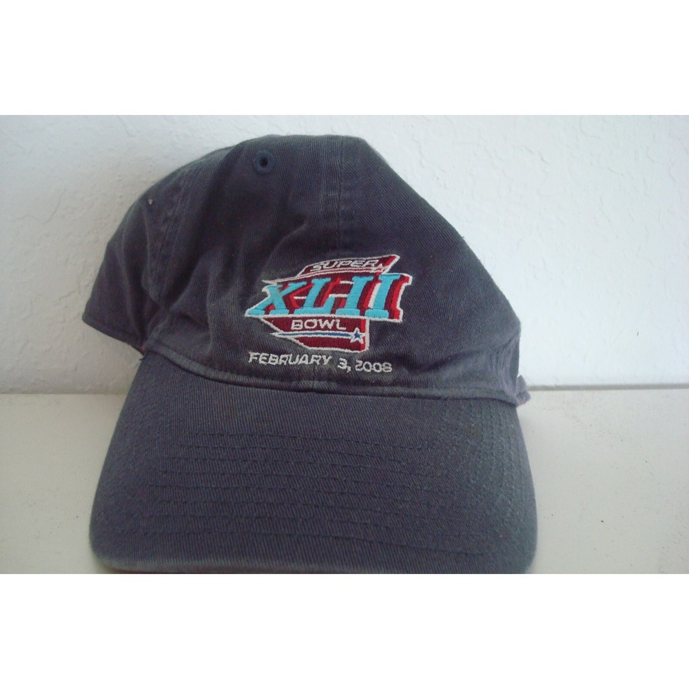 SUPER BOWL 42 BEACH GOLF STRAPBACK DEADSTOCK HAT CAP VINTAGE A4